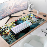 DC Batman: Torn Collage - Batman and Villains, Mousepad, XL
