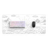 Dark Project Gaming Mousepad, Terra Nostra White, XL