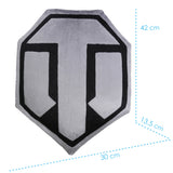 Pillow World of Tanks, 42 cm grey