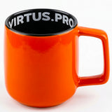 Virtus.pro Ceramic mug with logo, 430 ml, orange