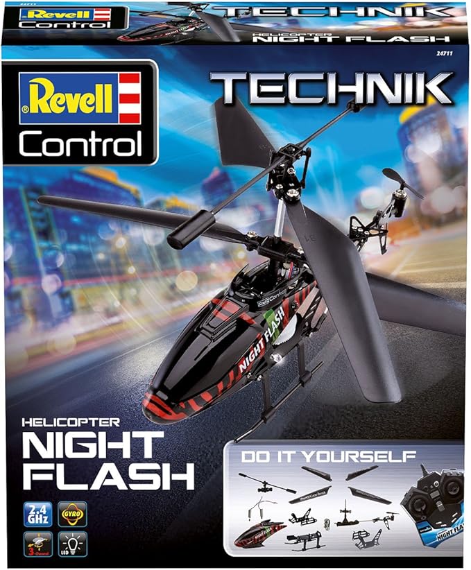 Night Flash Helicopter