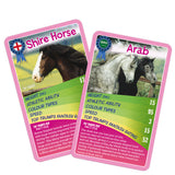 Winning Moves Horses, Ponies and Unicorn - Top Trumps English