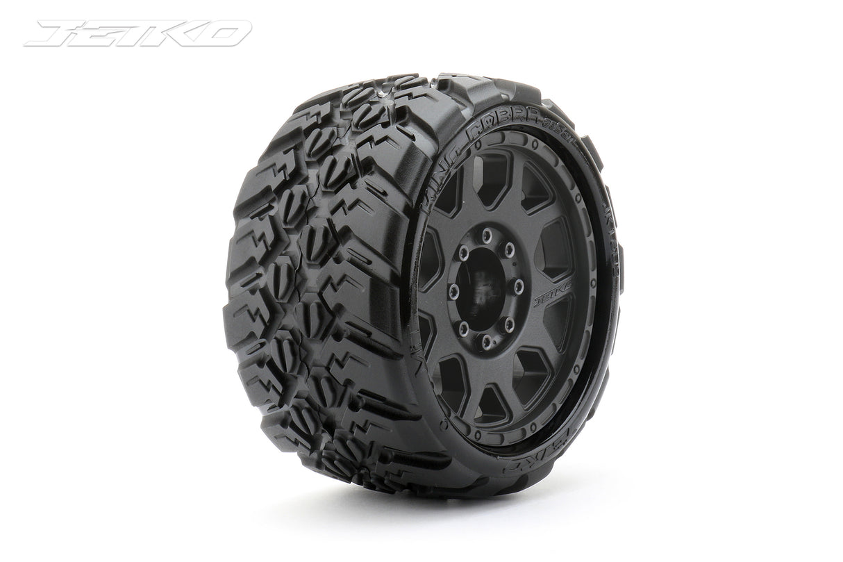 Jetko EX King Cobra LP Belted 3.8" Black Wheel MAXX 17mm (2)