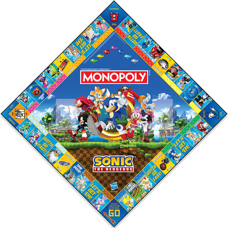 Winning Moves Sonic - Monopoly English UK