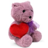 Plush toy WP MERCHANDISE Bear Mary with a heart 21cm