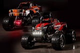 Traxxas Stampede 2WD m. LYS, batteri og lader