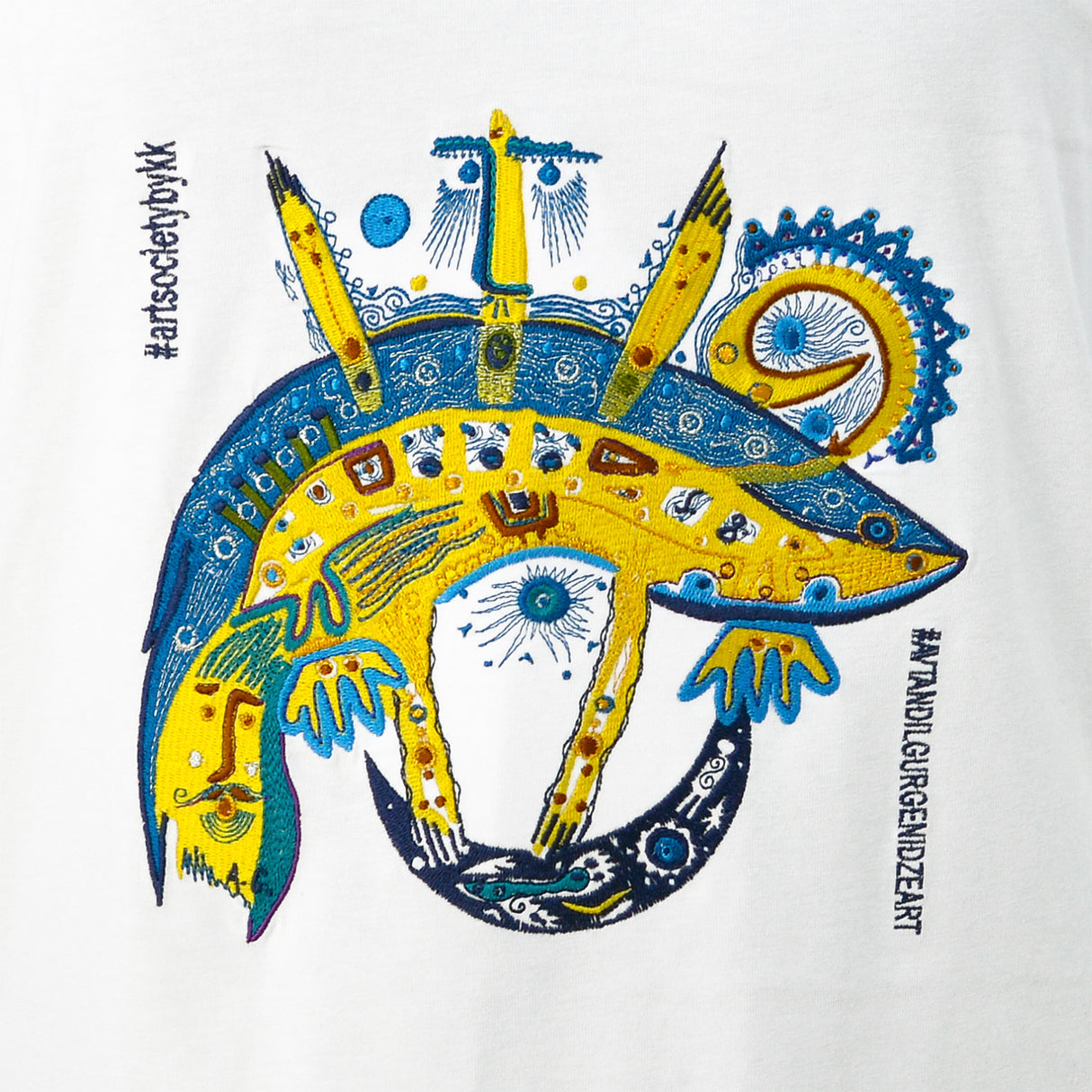 WP Merchandise Avtandil Gurgenidze T-shirt, Artwork I, white, 2XL