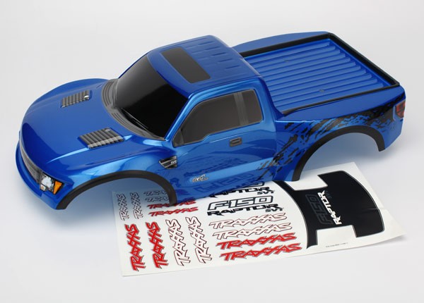 Traxxas 5814A Body, Ford Raptor®, blue (painted, decals applied)