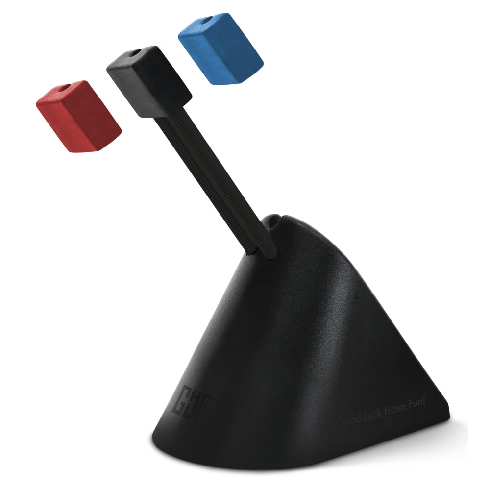 FragON - Tower Mouse Bungee with 3 Colorful clips, Black