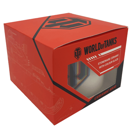World of Tanks 3D logo ceramic mug white