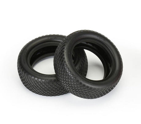 AKA 13332C - Viper 1:10 Buggy Tyre Clay Front 4WD without Insert 2 pcs