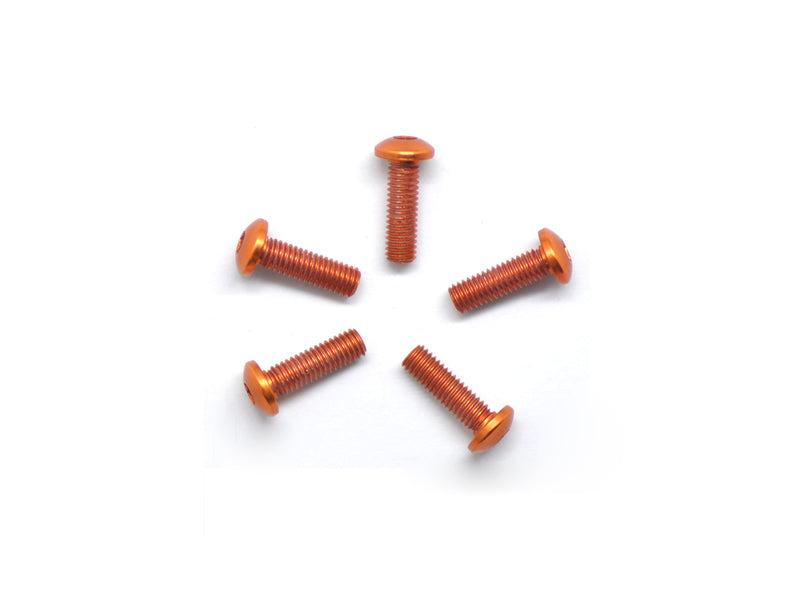 ARROWMAX AM14RH3010-O - ALU SCREW ALLEN ROUNDHEAD M3X10 ORANGE 7075 5
