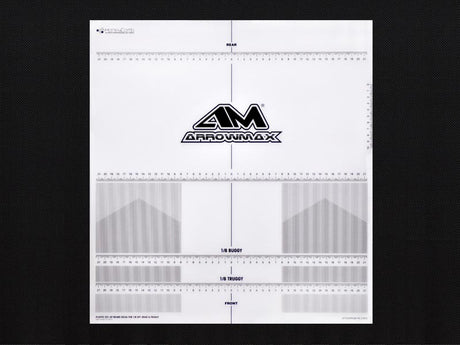 ARROWMAX AM170075 - PLASTIC SETUP BOARD DECAL FOR 1:8 OFFROAD & TRUGGY