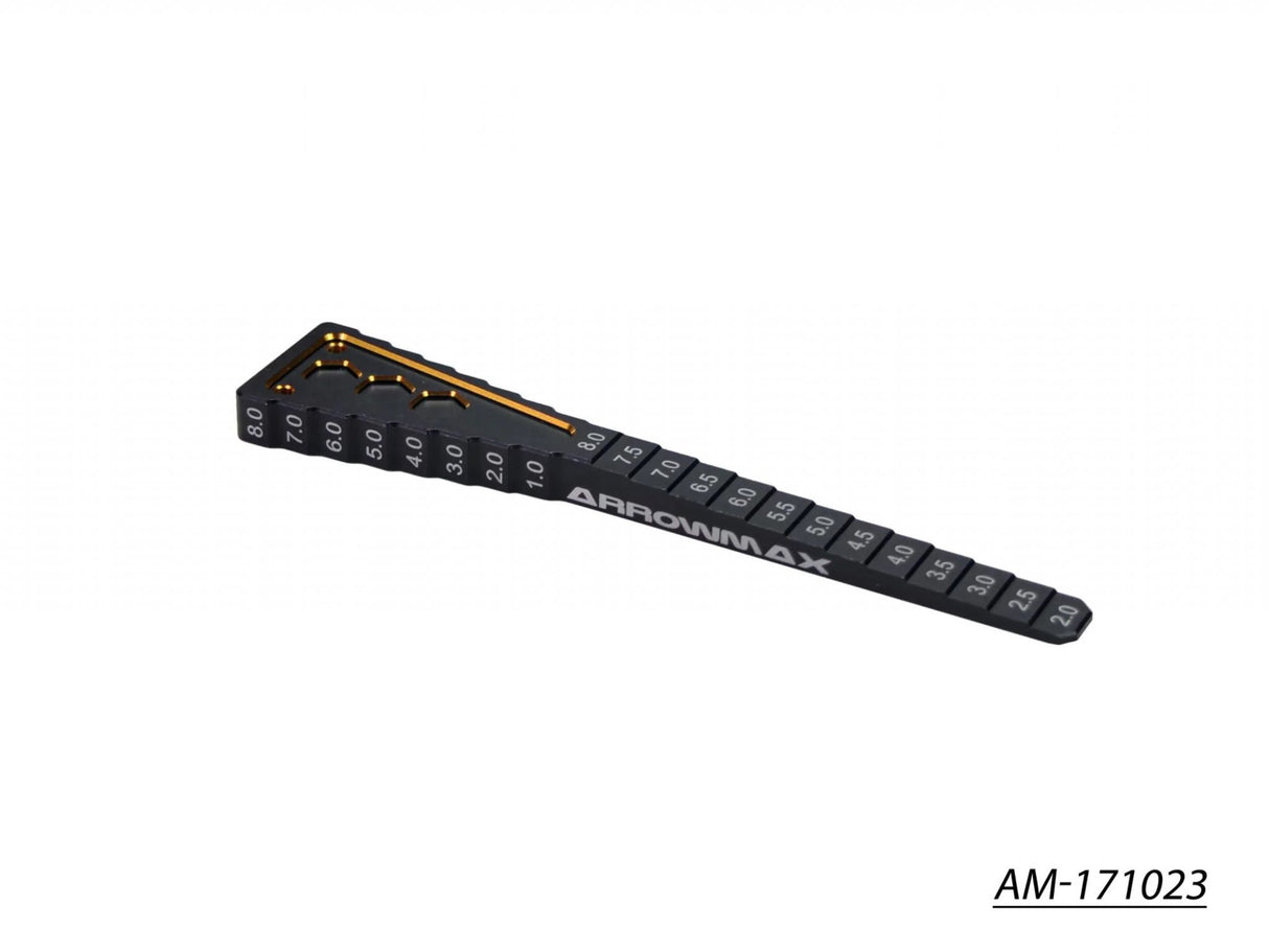 ARROWMAX AM171023 - Arrowmax Ultra Step Ride Height / Droop Gauge TC Black Golden
