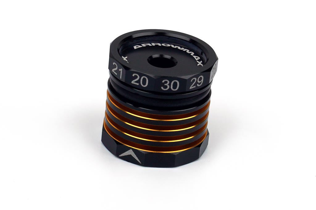 ARROWMAX AM171095 - 20-30MM ADJUSTABLE RIDE HEIGHT JAUGE BLACK GOLDEN