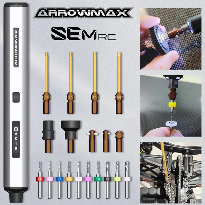 ARROWMAX AM199207B - Arrowmax RC Diff checker and Electric Screwdriver