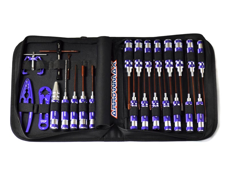 ARROWMAX AM199402 - AM TOOLSET FOR ONROAD 25PCS WITH TOOLS BAG
