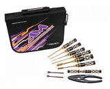 ARROWMAX AM199444 - TOOL SET 1/10 TOURING BLACK GOLDEN