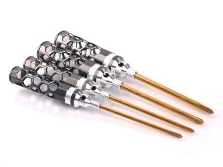 ARROWMAX AM440991 - PHILLIPS SCREWDRIVER SET 3.5  4.0  5.0 & 5.8 X 120MM  4PCES HONEYCOMB
