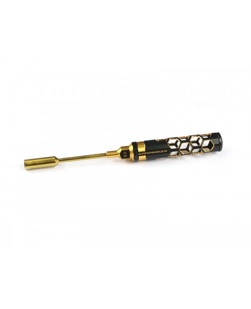 ARROWMAX AM450160BG - NUT DRIVER 6.0 X 100MM BLACK GOLDEN