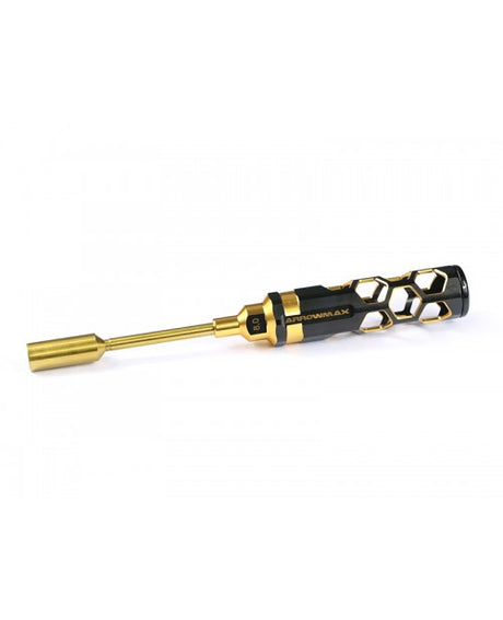 ARROWMAX AM450180BG - NUT DRIVER 8.0 X 100MM BLACK GOLDEN