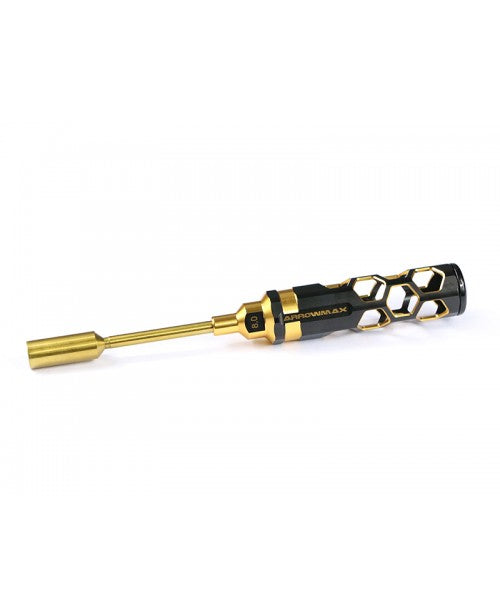 ARROWMAX AM450180BG - NUT DRIVER 8.0 X 100MM BLACK GOLDEN