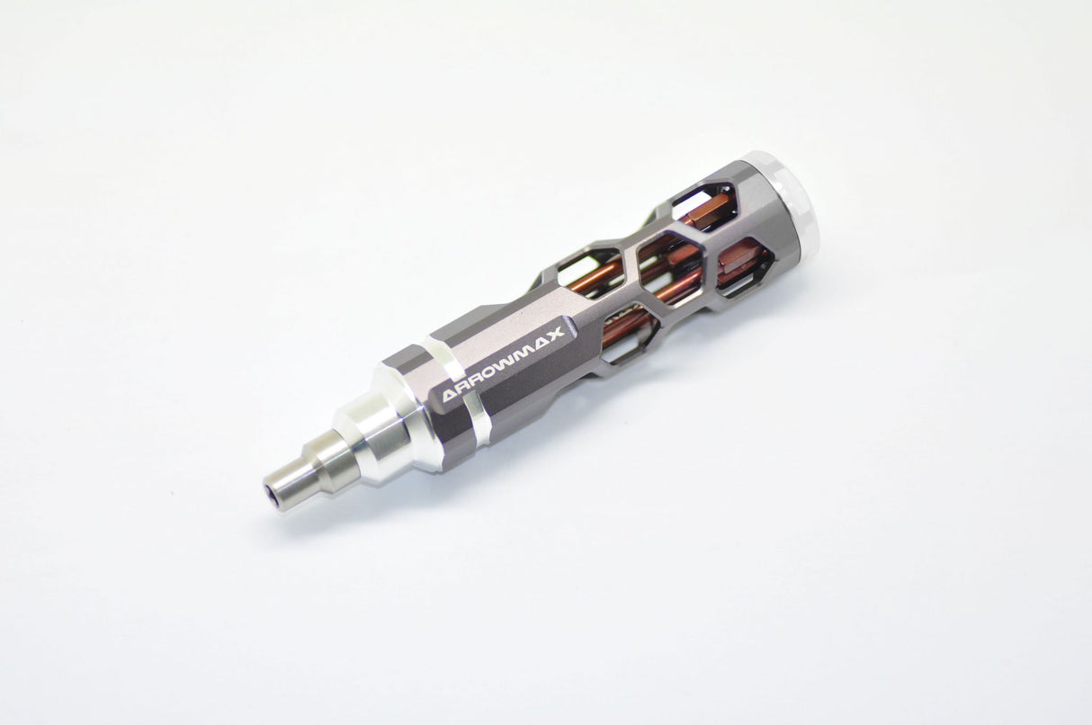 ARROWMAX AM460002 - COMBO QUICK DRIVE TIP CADDY SET  METRIC  7 PCS HONEYCOMB