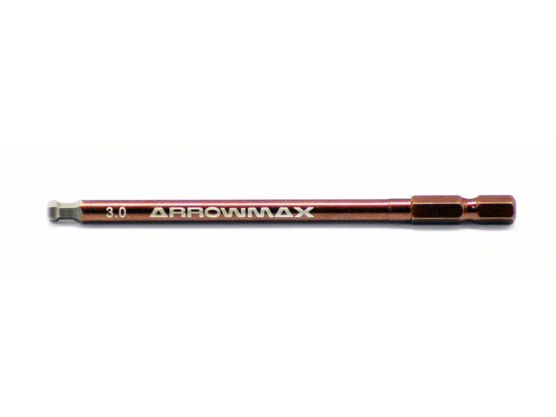 ARROWMAX AM620130 - BALL DRIVER HEX WRENCH 3.0 X 70MM  QUICK DRIVE TIP