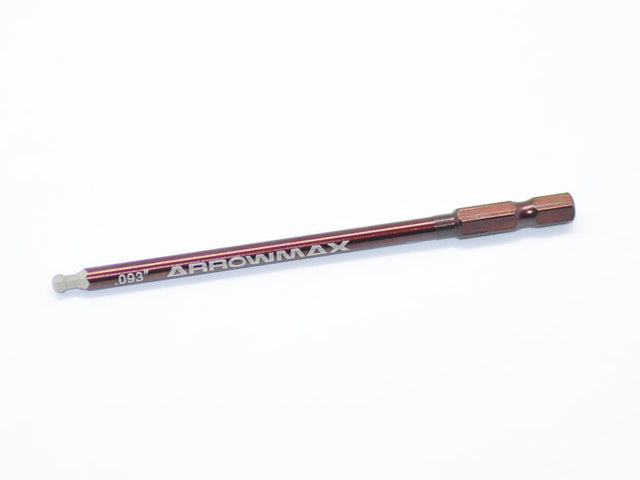 ARROWMAX AM620293 - BALL DRIVER HEX WRENCH .093 3:32 X 70MM  QUICK DRIVE TIP