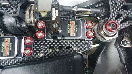 AUTOMODEL AMR-026R - M3 Flat Head Washer 4 Red