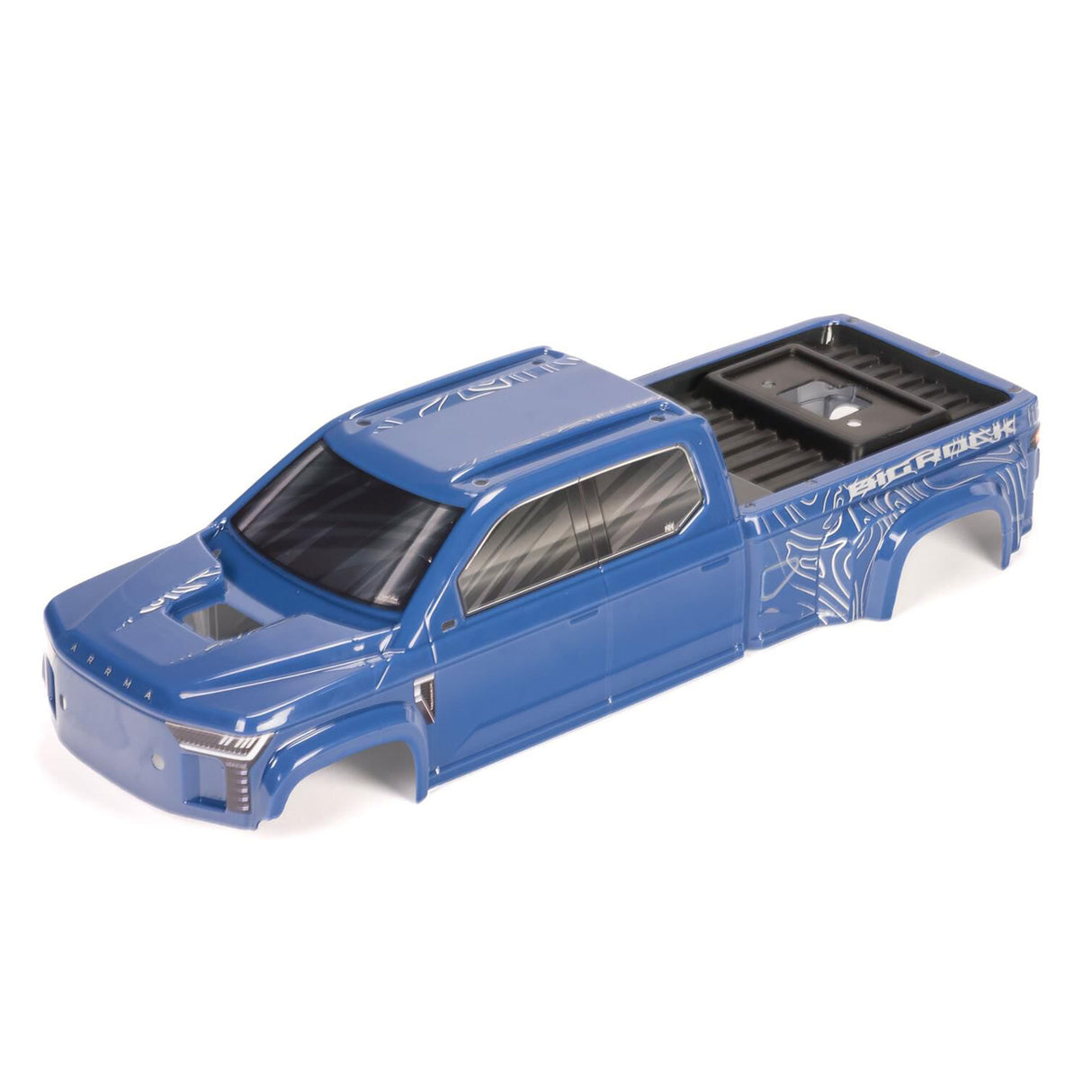 BIG ROCK 4X4 Crew Cab Clipless Painted Decaled Trimmed Body (Blue)