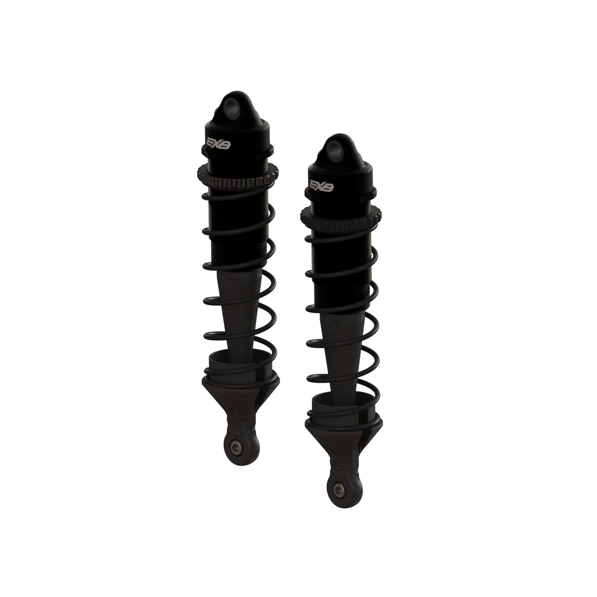 Shock Set Bore:16mm, Length:117mm Piston:8 x 1.2mm Oil:1300 cst Emulsion Caps