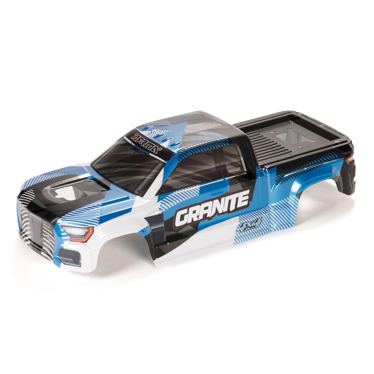 GRANITE 4X4 Clipless Painted Decaled Trimmed Body (Blue/Black)