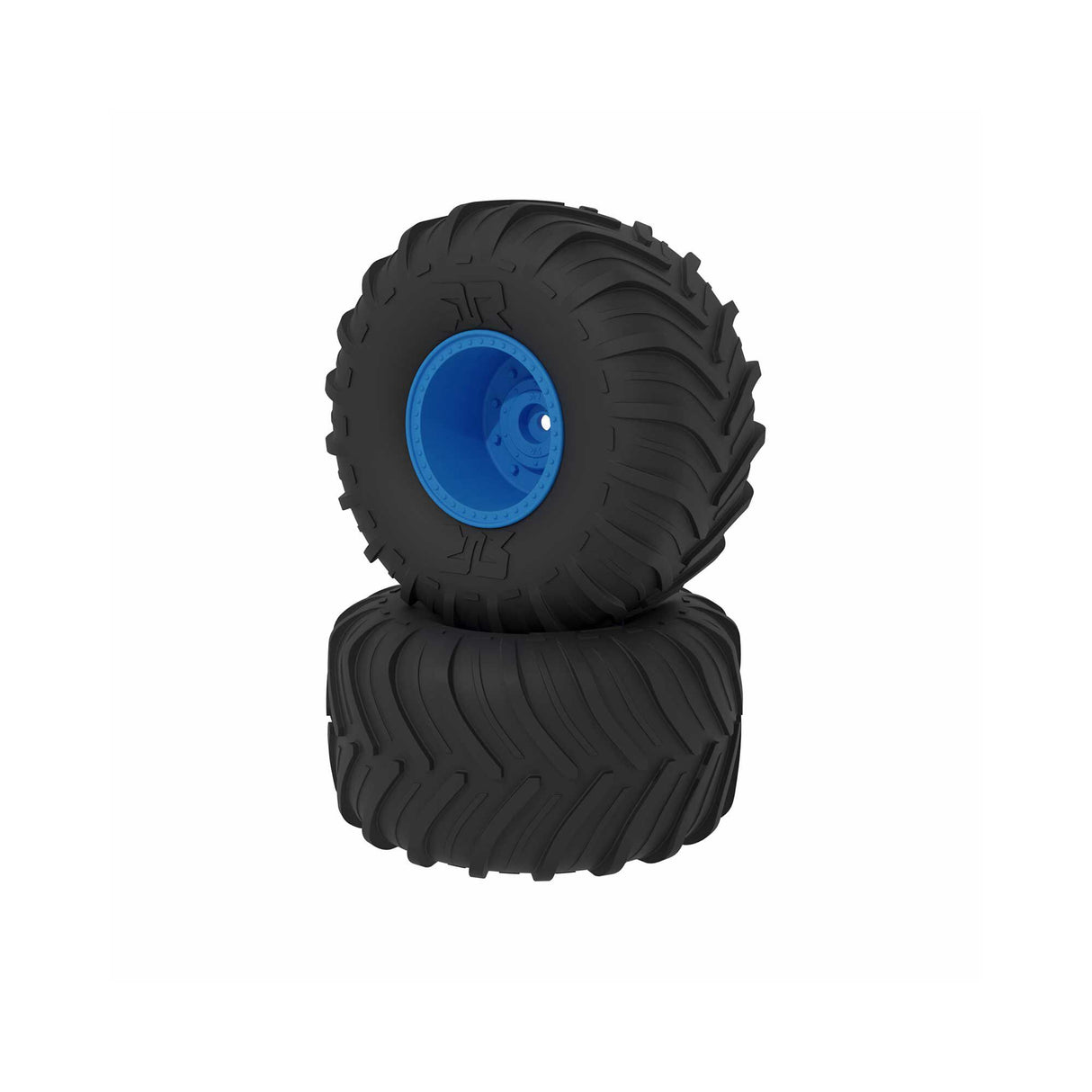 dBoots Chevron MT Tire Set Glued - Blue