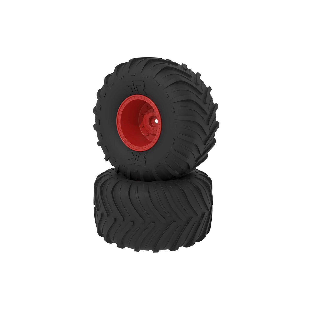 dBoots Chevron MT Tire Set Glued - Red