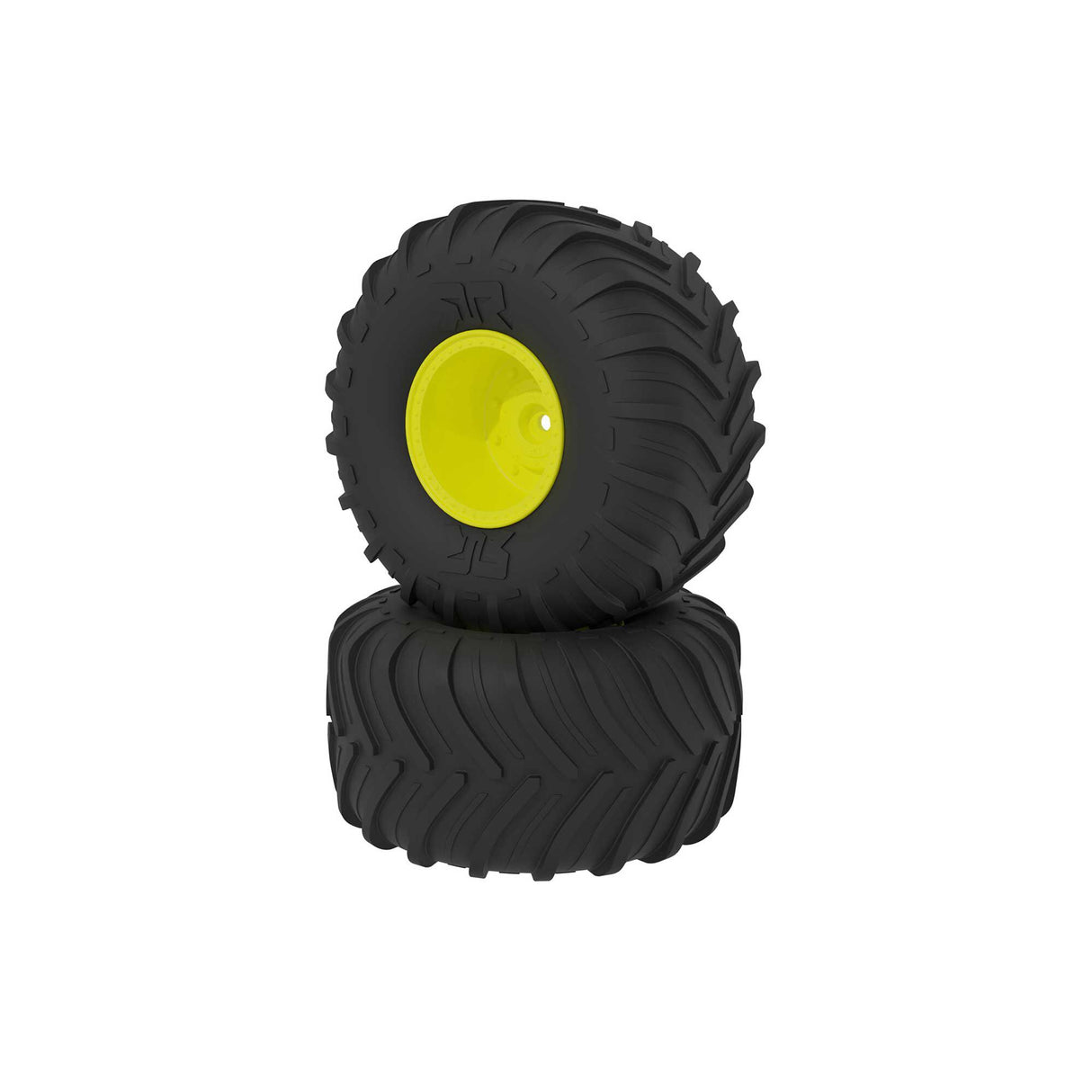 dBoots Chevron MT Tire Set Glued - Yellow