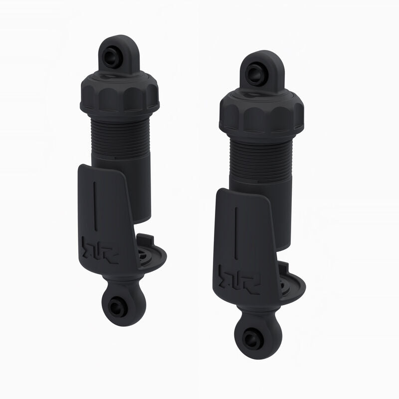 ARRMA Shock Set Bore: 11mm Length: 70mm Piston: 2x1.3mm Oil: 2000cSt Black with Bump Stop