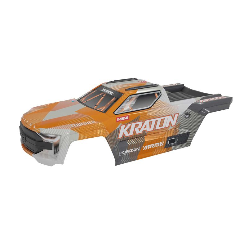 ARRMA MINI KRATON Body White/Orange