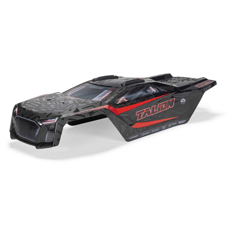 ARRMA TALION 6S EXB BLX Painted Decaled Trimmed Body Black