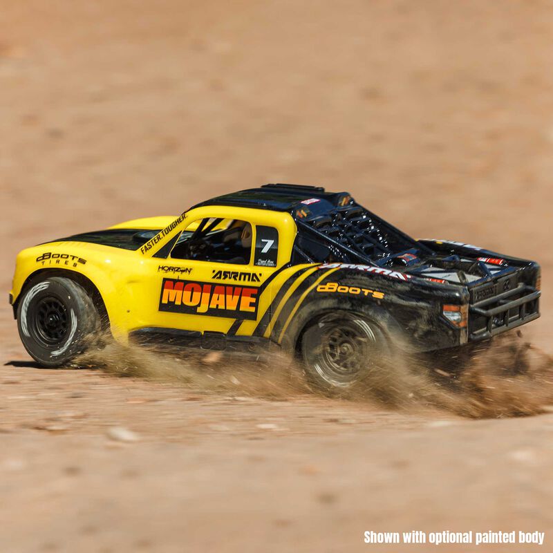 ARRMA 1/16 MOJAVE GROM 4X4 RTA KIT Brushed Desert Truck (Battery & Charger Included) Clear/Black
