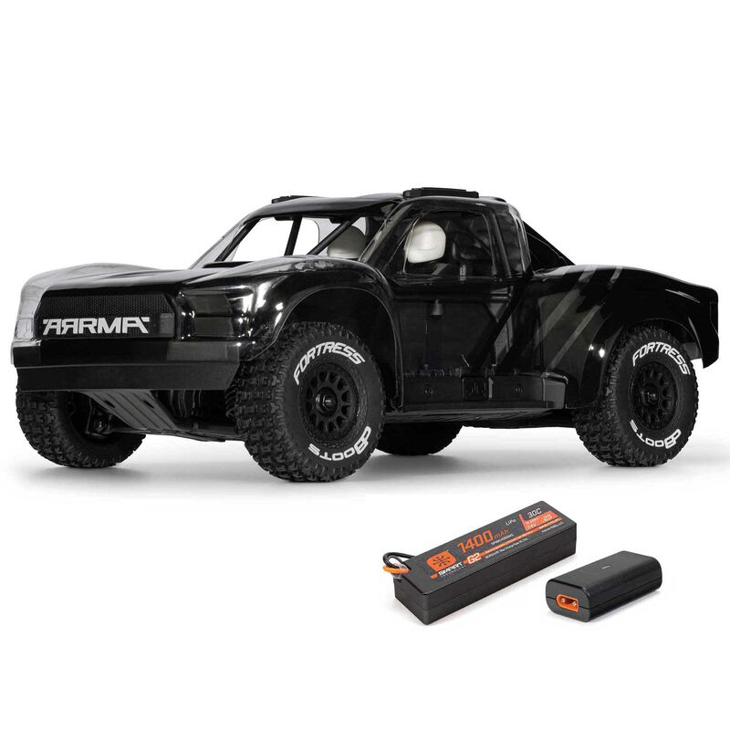 ARRMA 1/16 MOJAVE GROM 4X4 RTA KIT Brushed Desert Truck (Battery & Charger Included) Clear/Black