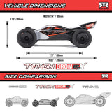 1/14 TYPHON GROM 223S DSC 4X4 RTR Brushless Buggy, Silver