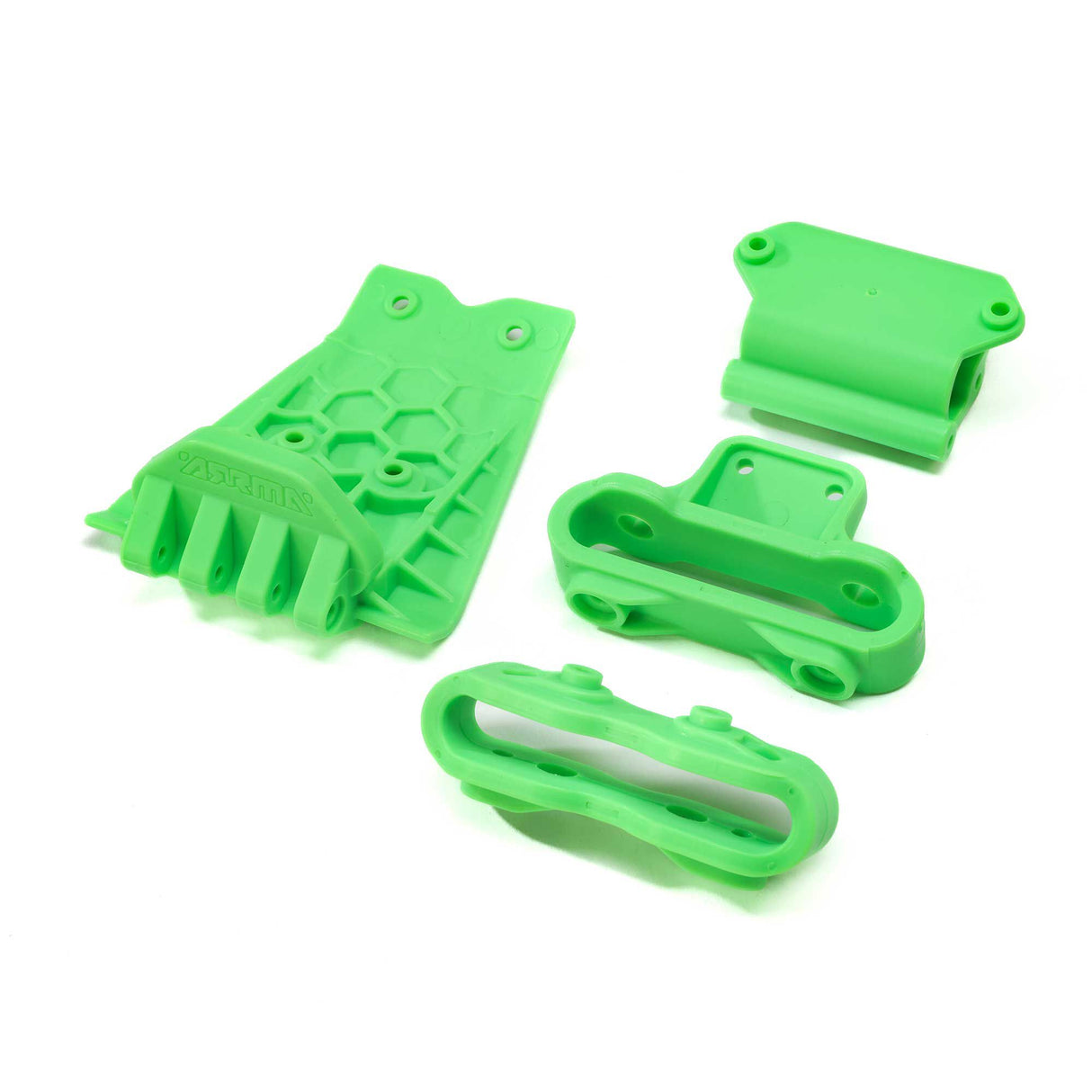Lower Skid And Bumper Mount Set - Green