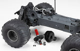 1/10 GORGON 2WD RTA Kit Brushed Monster Truck (Battery & Charger Included), Clear