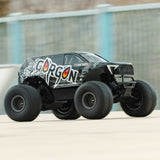 1/10 GORGON 2WD RTR Brushed Monster Truck (Battery & Charger Included), Gun Metal