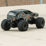 1/10 GORGON 2WD RTR Brushed Monster Truck (Battery & Charger Included), Gun Metal