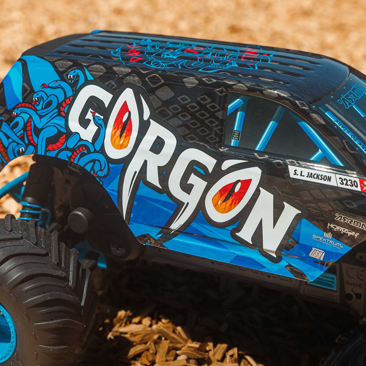 1/10 GORGON 2WD RTR Brushed Monster Truck (Battery & Charger Included)