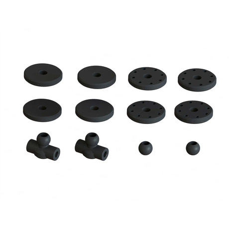 Shock Set Bore:16mm, Length:77mm Oil:2000cSt