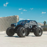 ARRMA 1/10 GORGON 223S 2WD RTR Brushless Monster Truck Blue/Black