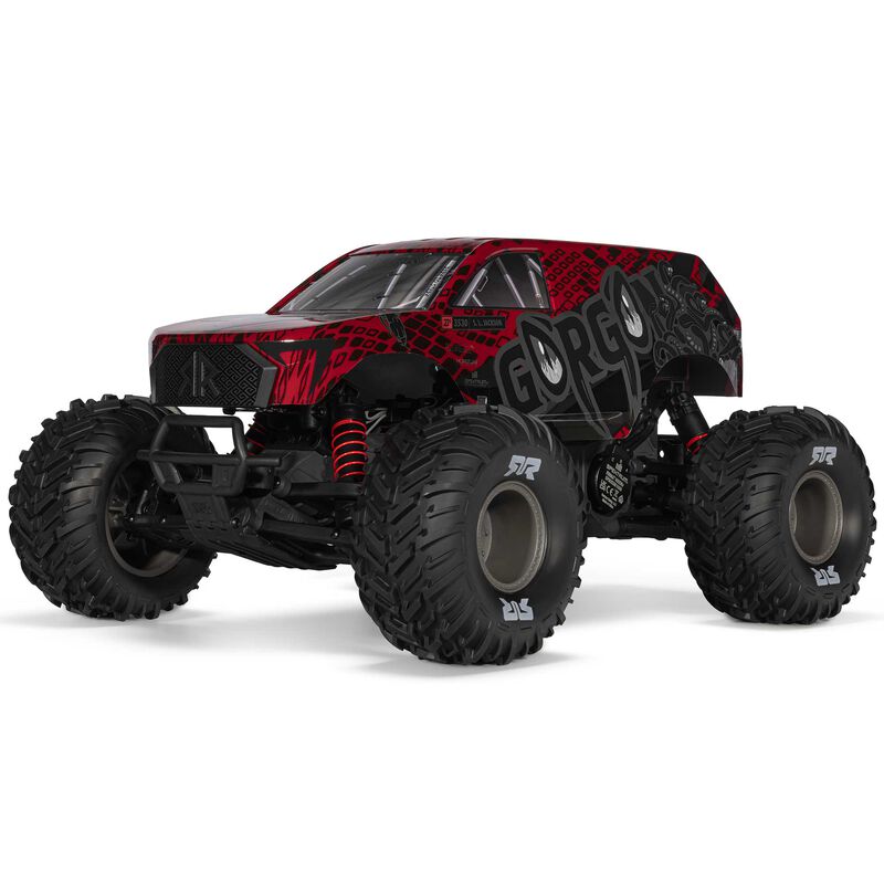 ARRMA 1/10 GORGON 223S 2WD RTR Brushless Monster Truck Red/Black